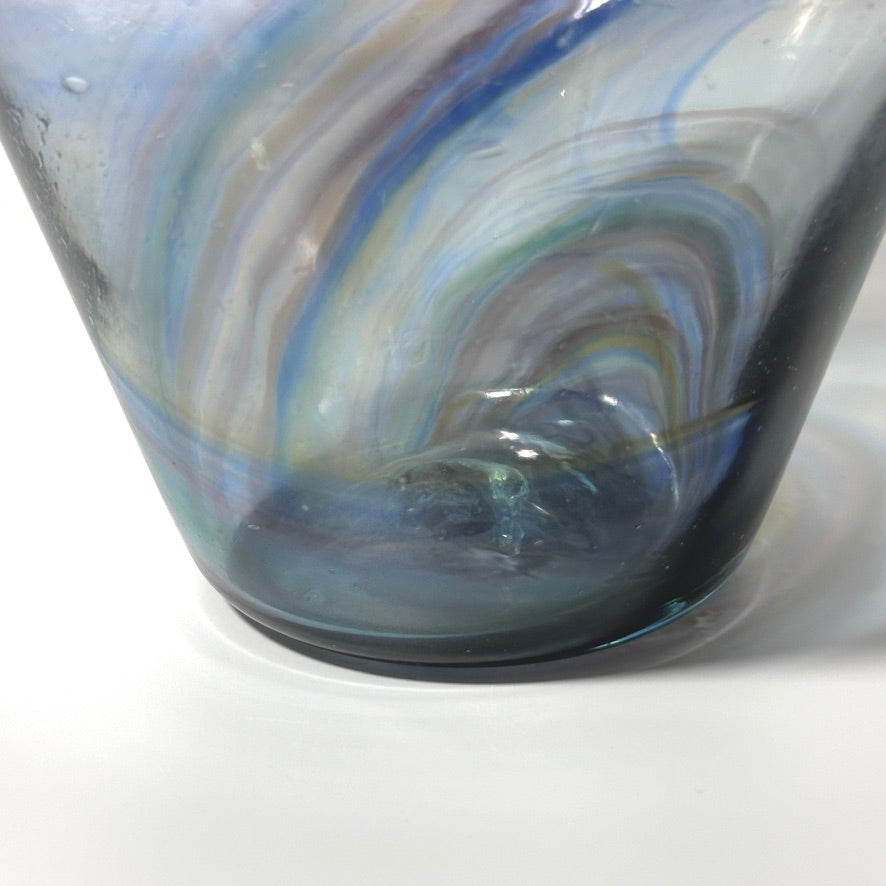 Aurora Swirl Glass Vase