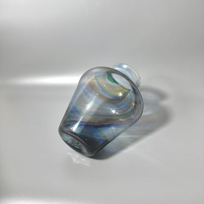 Aurora Swirl Glass Vase