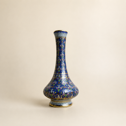 Blue & Gold Asian Ornamental Vase